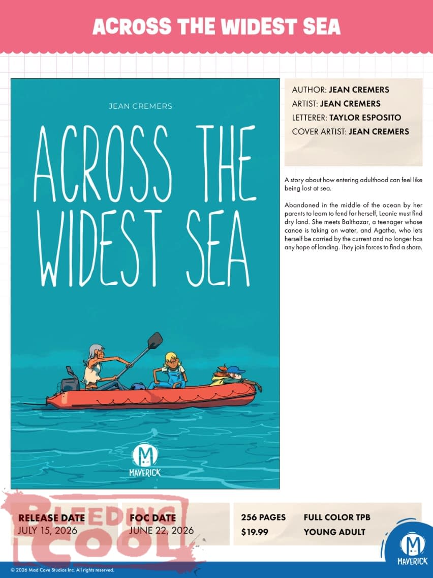 Mad Cave Studios July 2026 Solicits And Solicitations