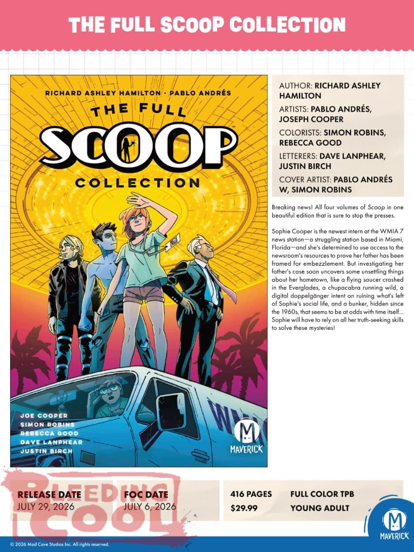 Mad Cave Studios July 2026 Solicits And Solicitations