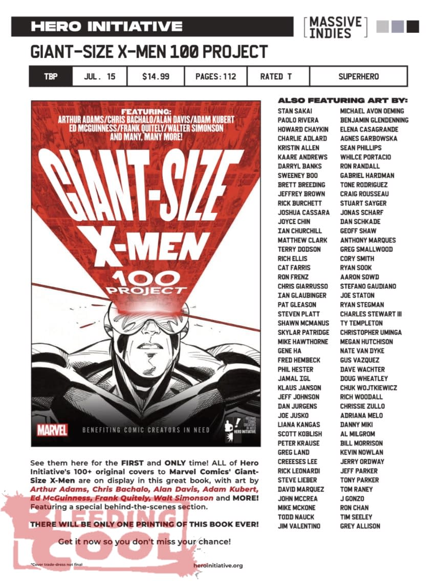 Massive Indies July 2026 Solicits And Solicitations