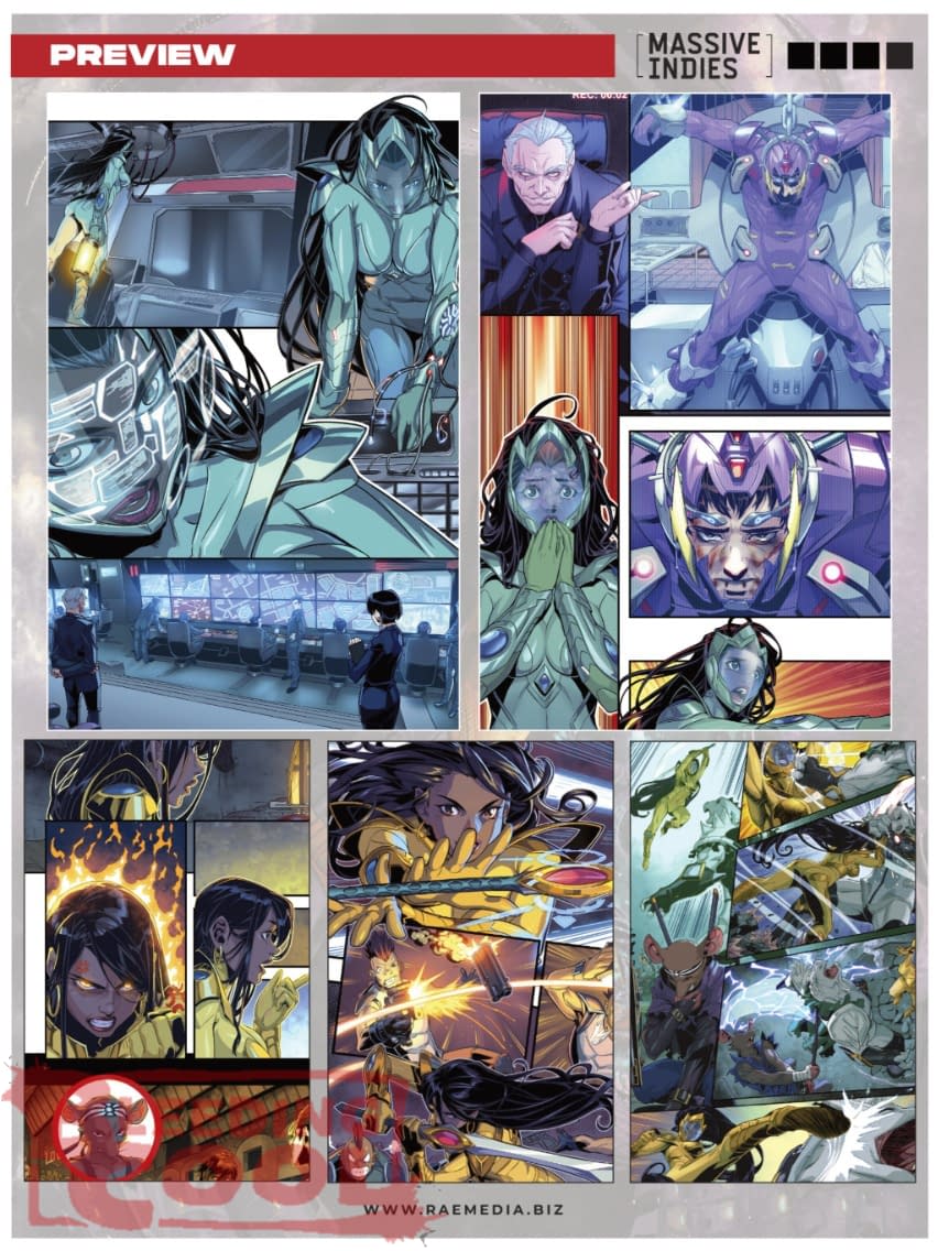 Tisena: The Woman Of Tomorrow in Rae Media's July 2026 Full Solicits