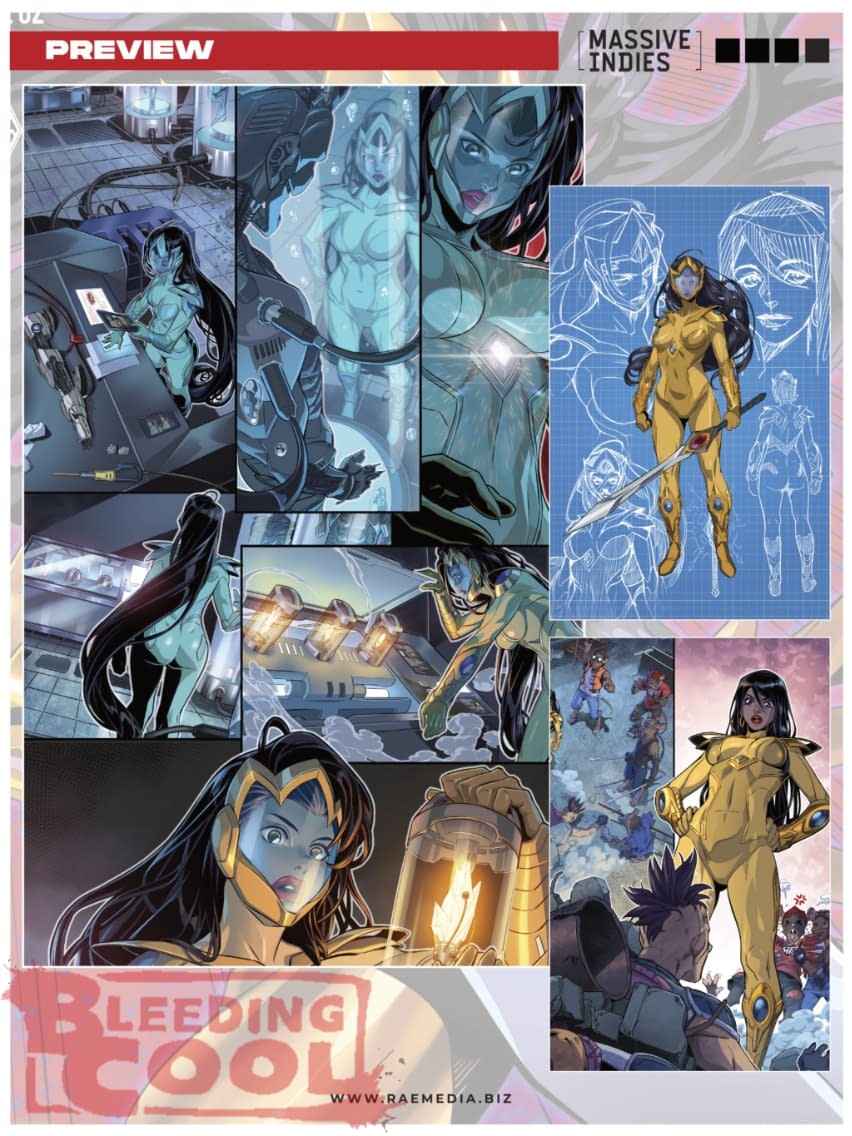 Tisena: The Woman Of Tomorrow in Rae Media's July 2026 Full Solicits