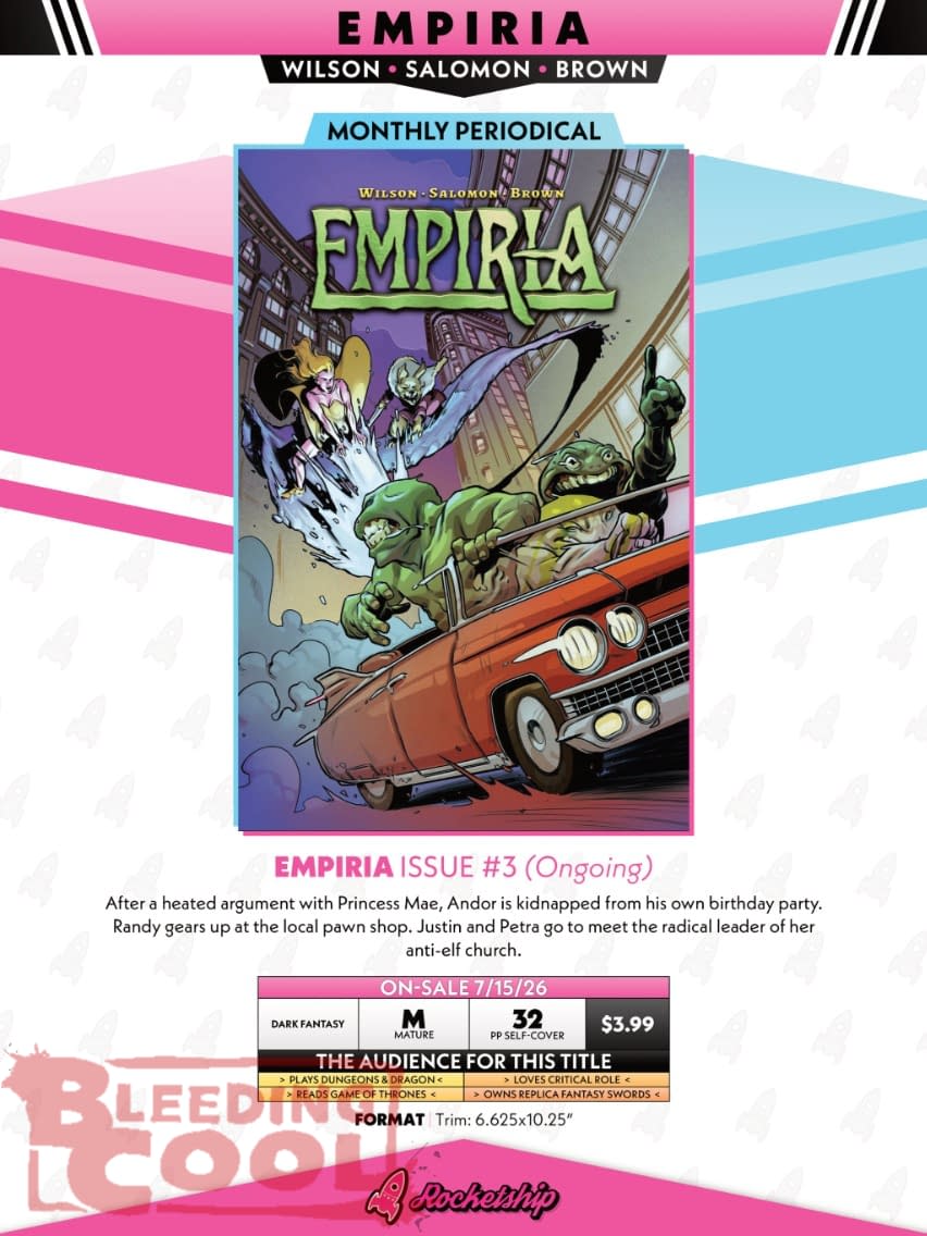 Rocketship July 2026 Solicits And Solicitations