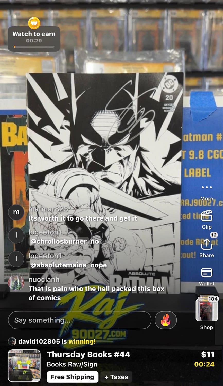 DropGate II: Absolute Batman Retailer Exclusive Variants Again