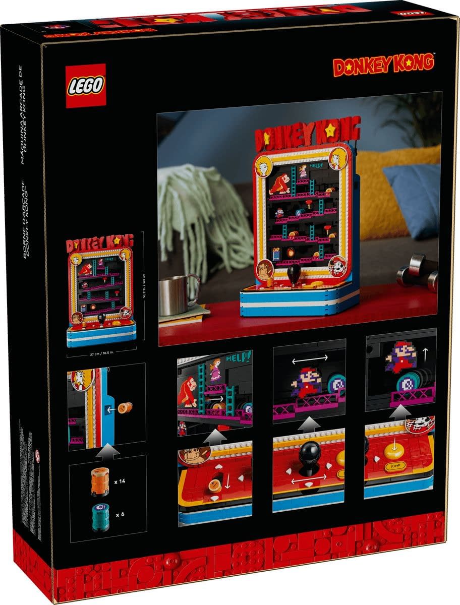 LEGO Goes Retro with New Functioning Donkey Kong Arcade Set
