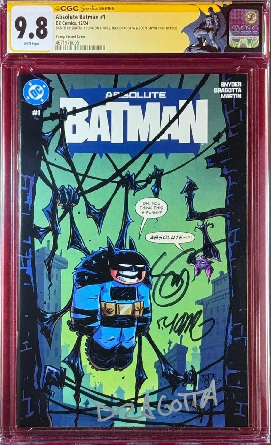 The Copies Of Absolute Batman That Have Sold For Over $1500
