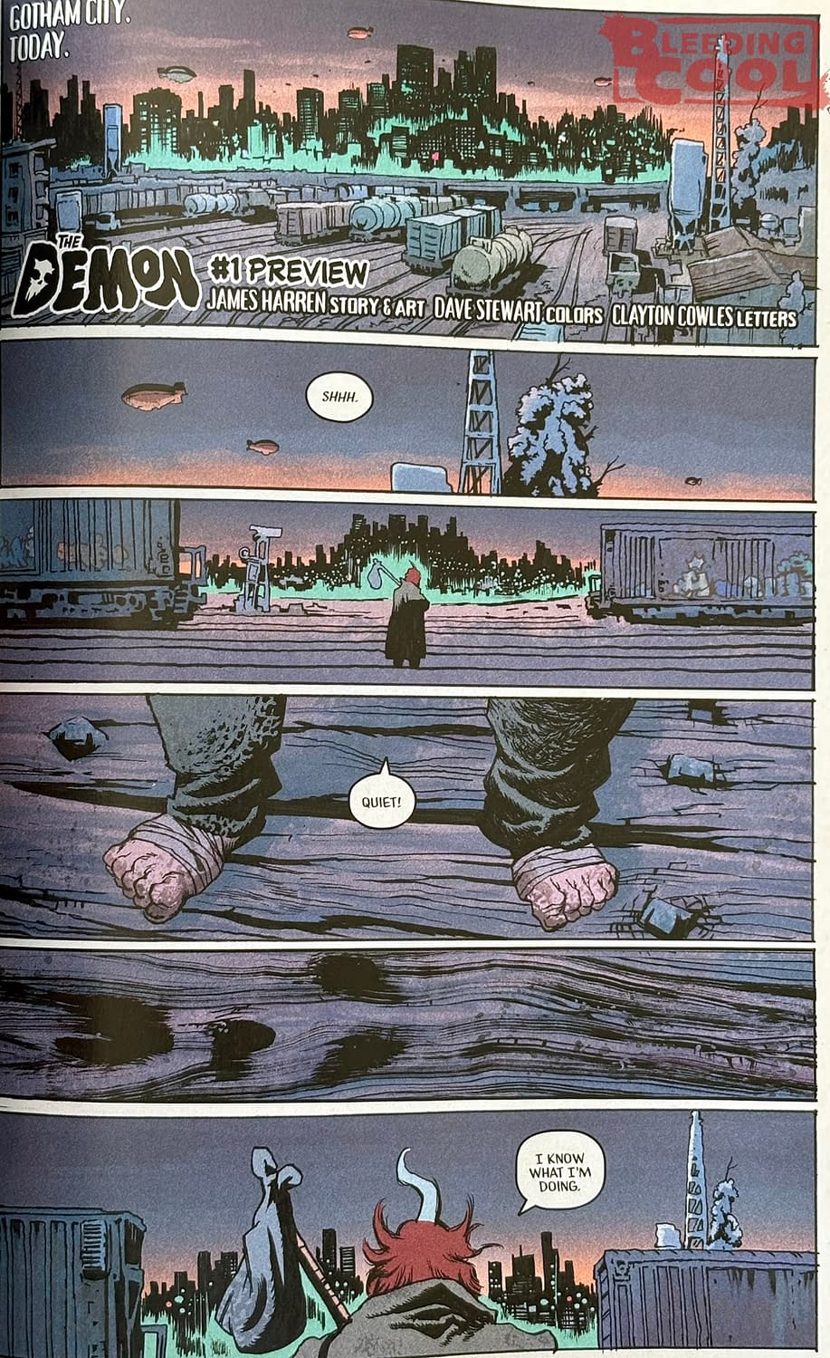 An Exclusive Preview Of The Demon #1 By James Harren For DC Next Level