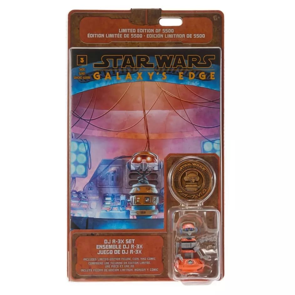 Star Wars DJ R-3X Joins Disney Parks Comic Book Figure Bundle