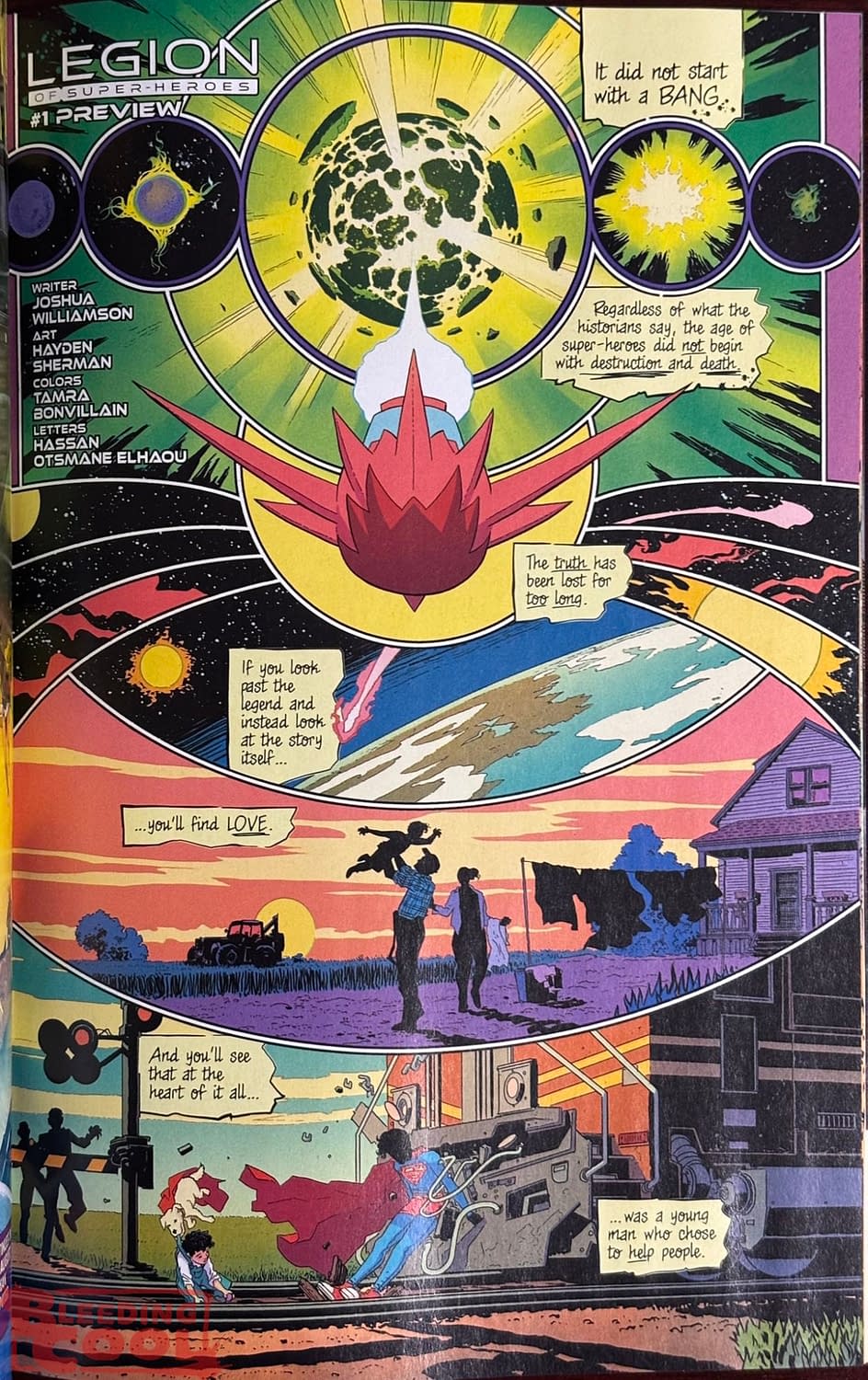 A First Read Of The First Pages Of The New Legion Of Super-Heroes #1