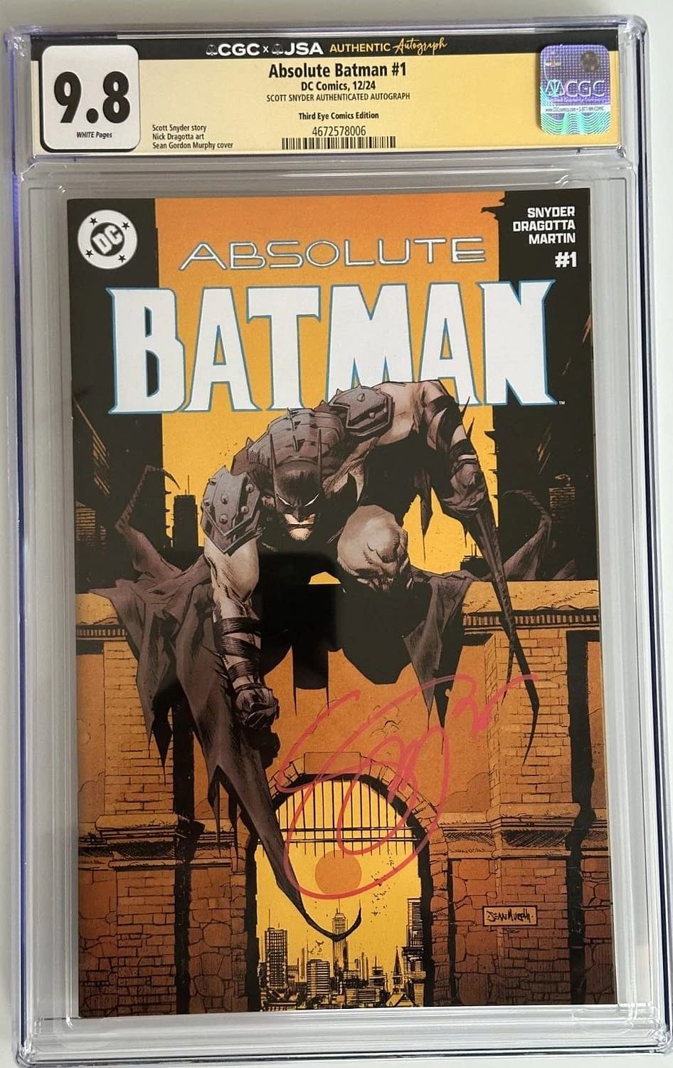 The Copies Of Absolute Batman That Have Sold For Over $1500
