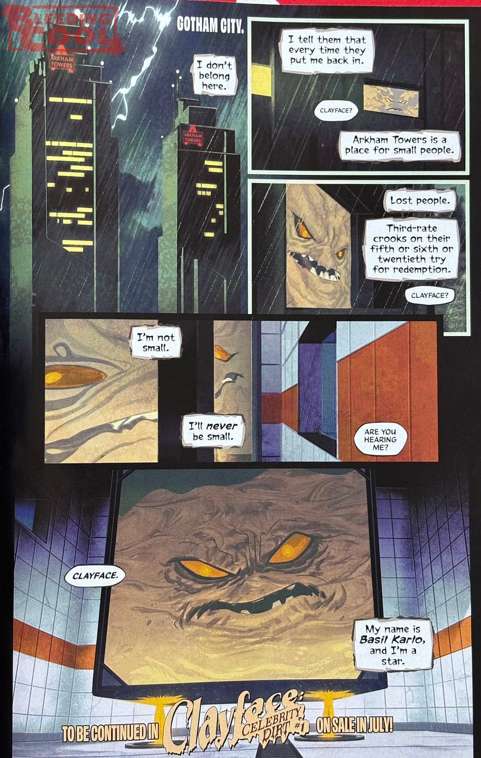 Clayface Celebrity Dirt #1