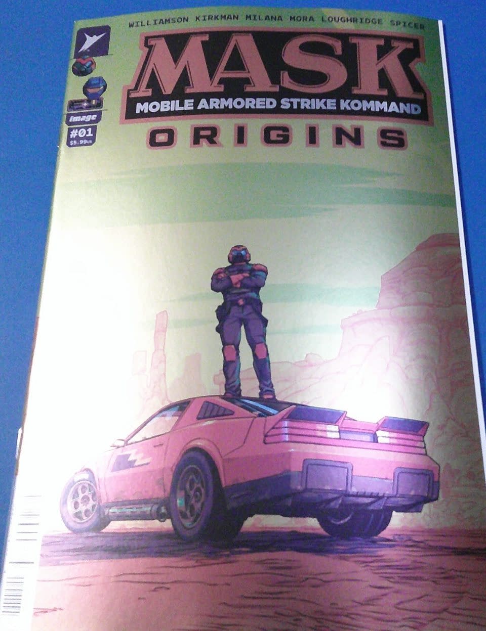 Spoilers! Unannounced Unexpected Robert Kirkman in M.A.S.K. Blind Bag