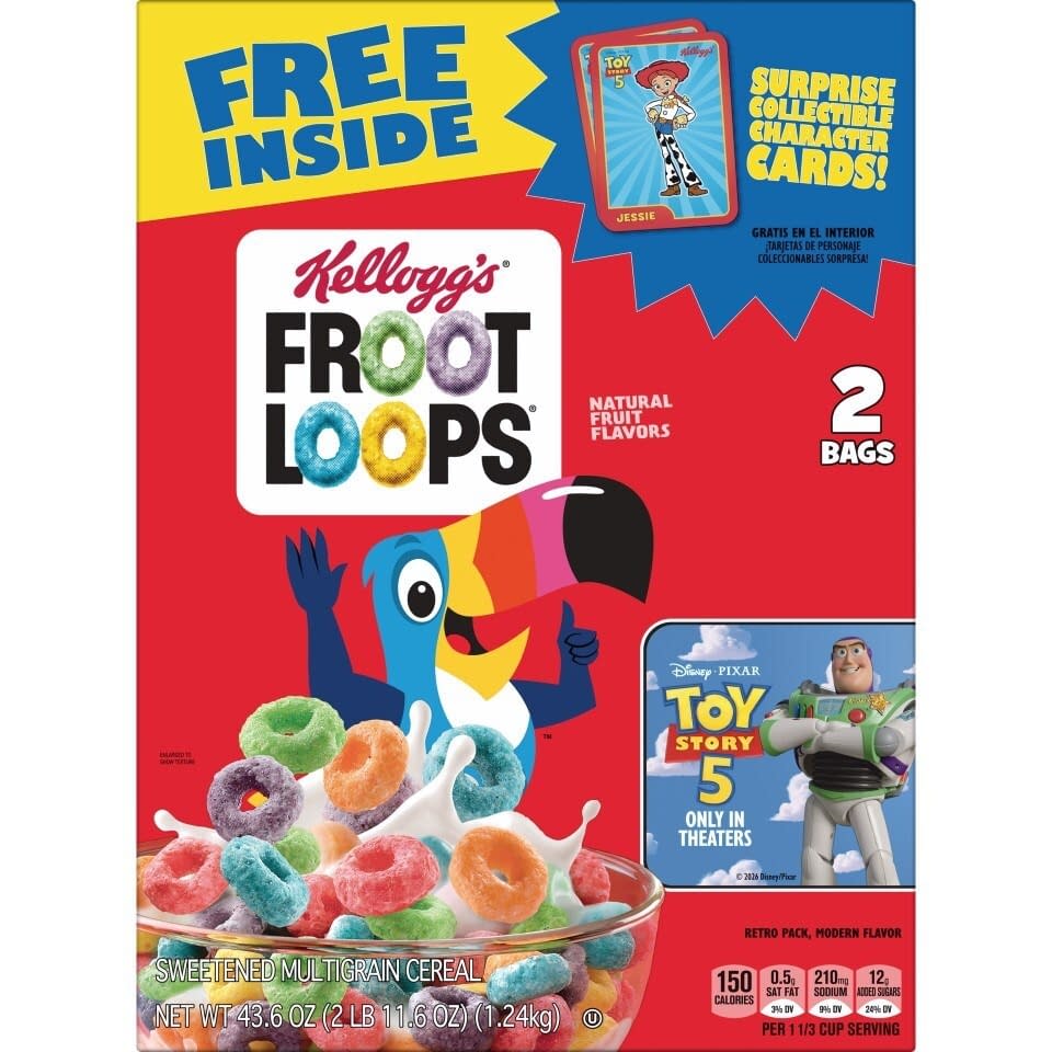 Kellogg's Brings Back Collectibles in Cereal Boxes for Toy Story 5