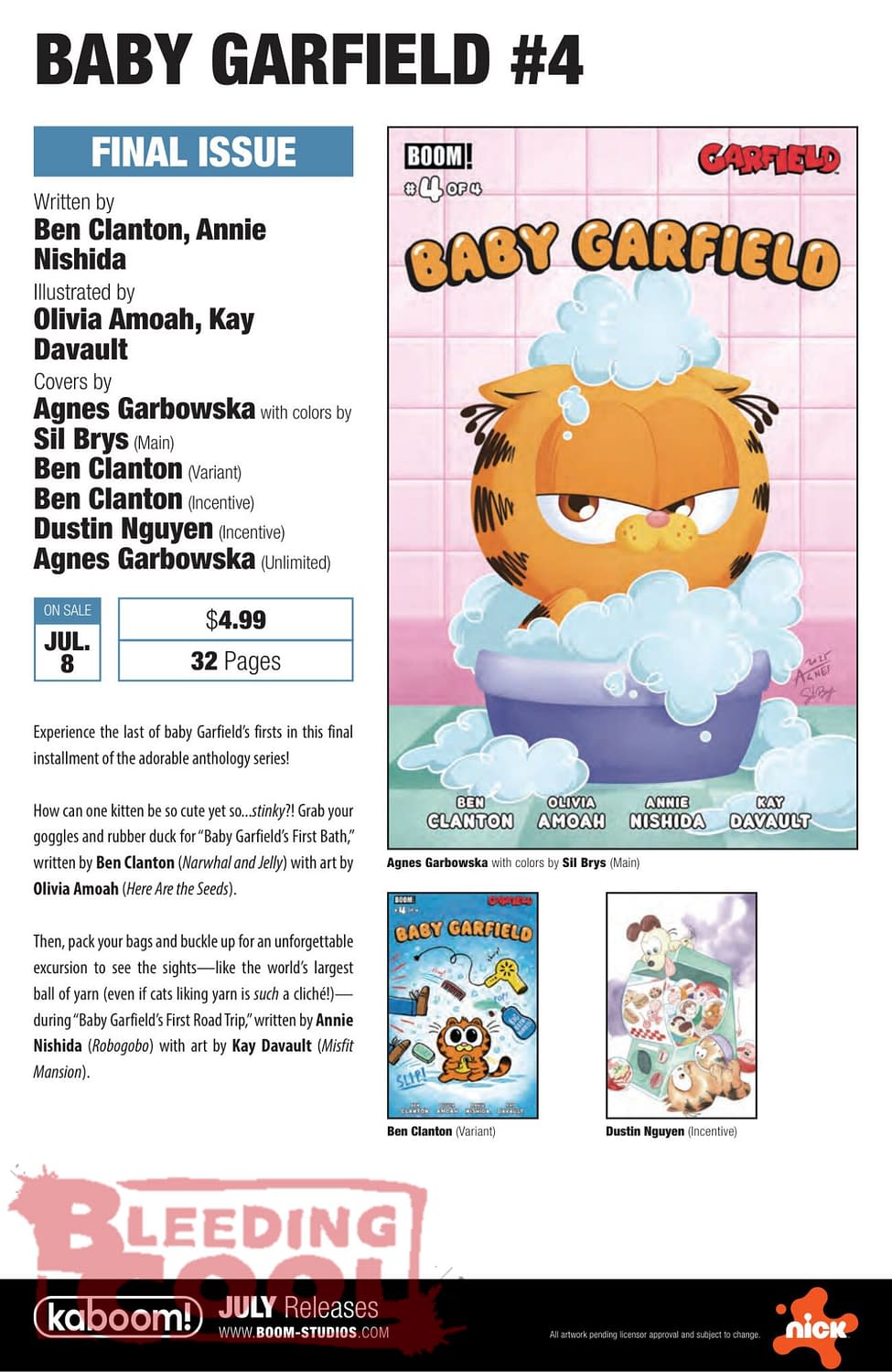 Boom Studios Comics Full July 2026 Solicits