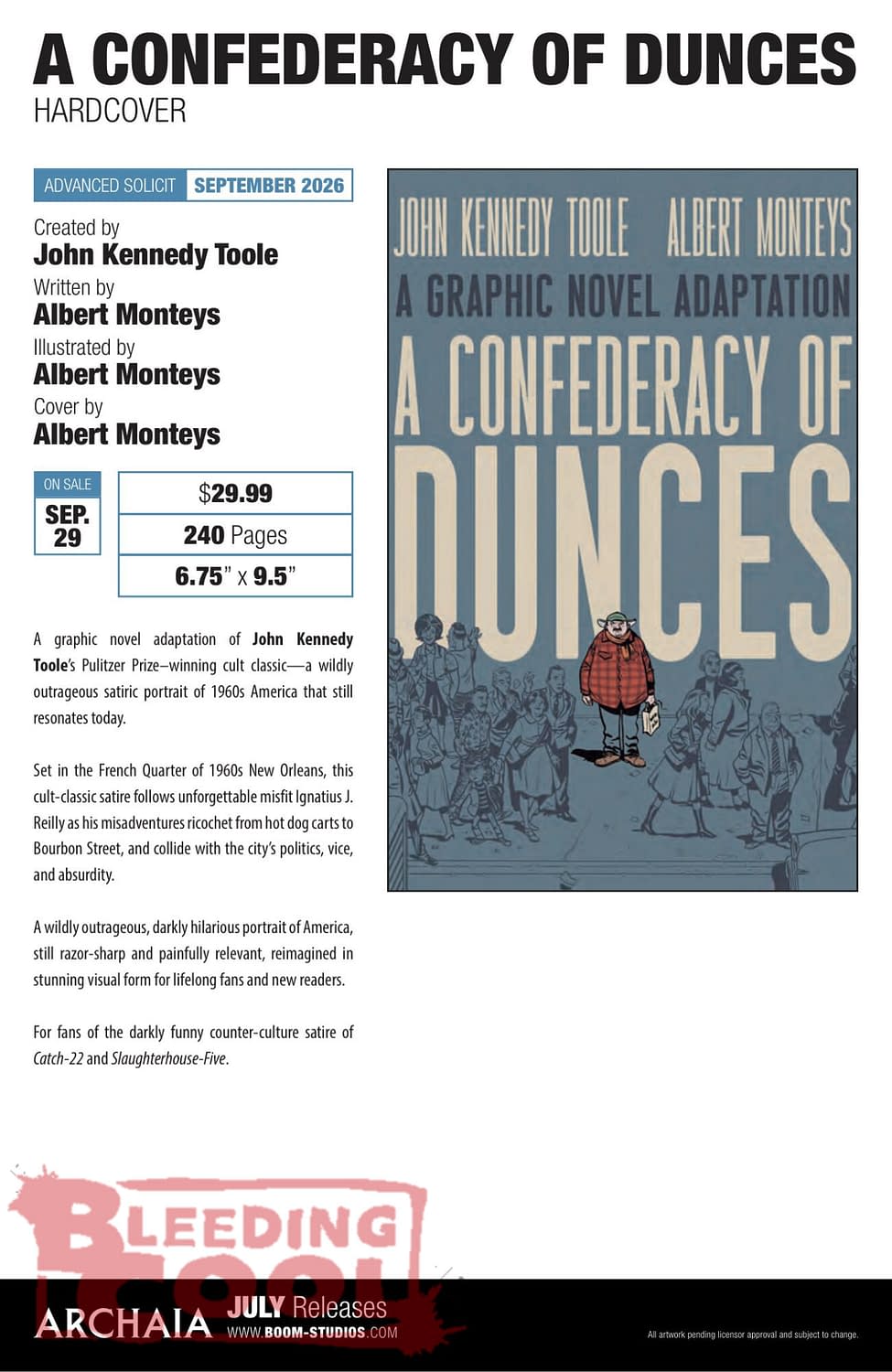 Boom Studios Comics Full July 2026 Solicits