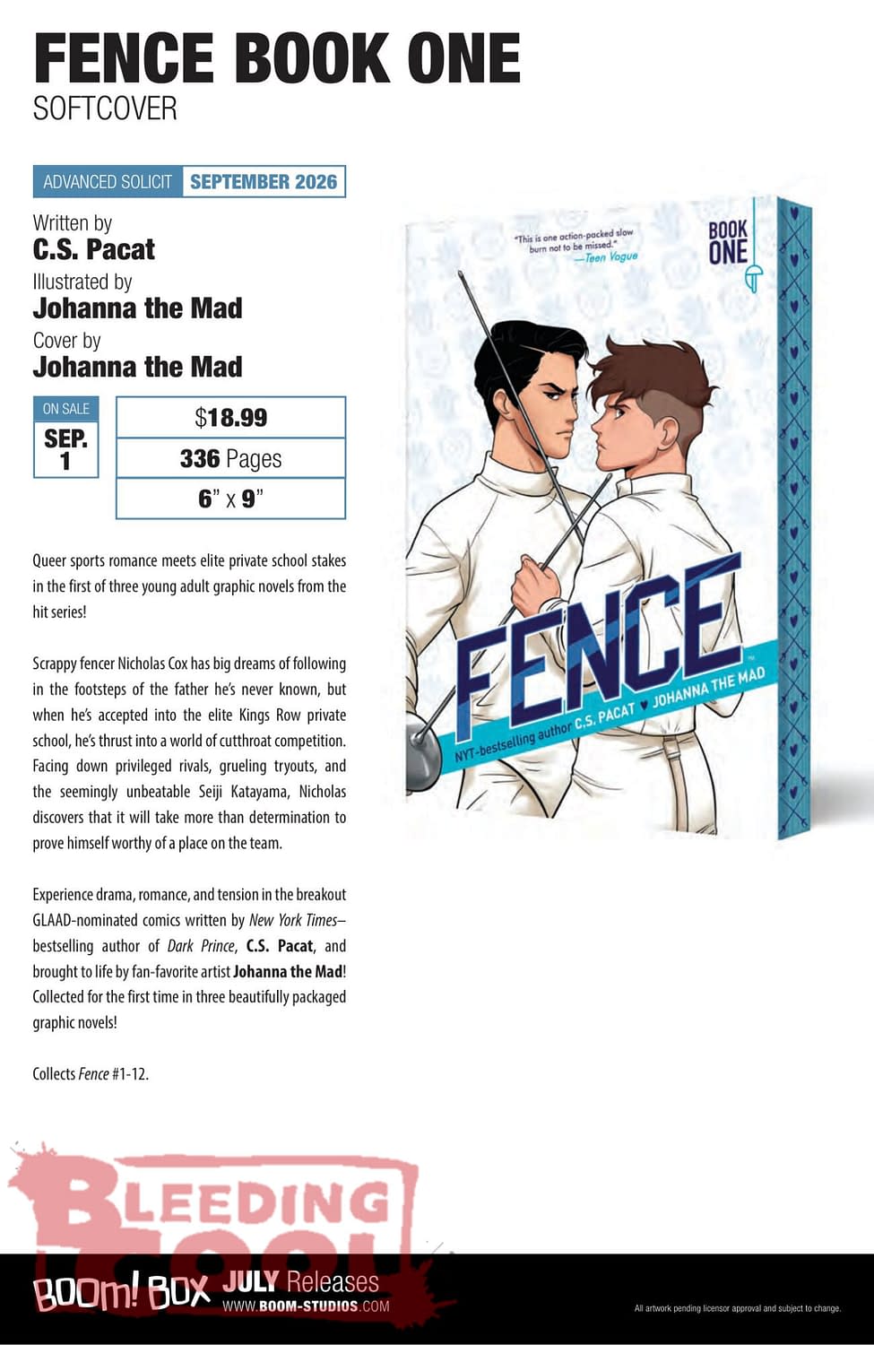 Boom Studios Comics Full July 2026 Solicits