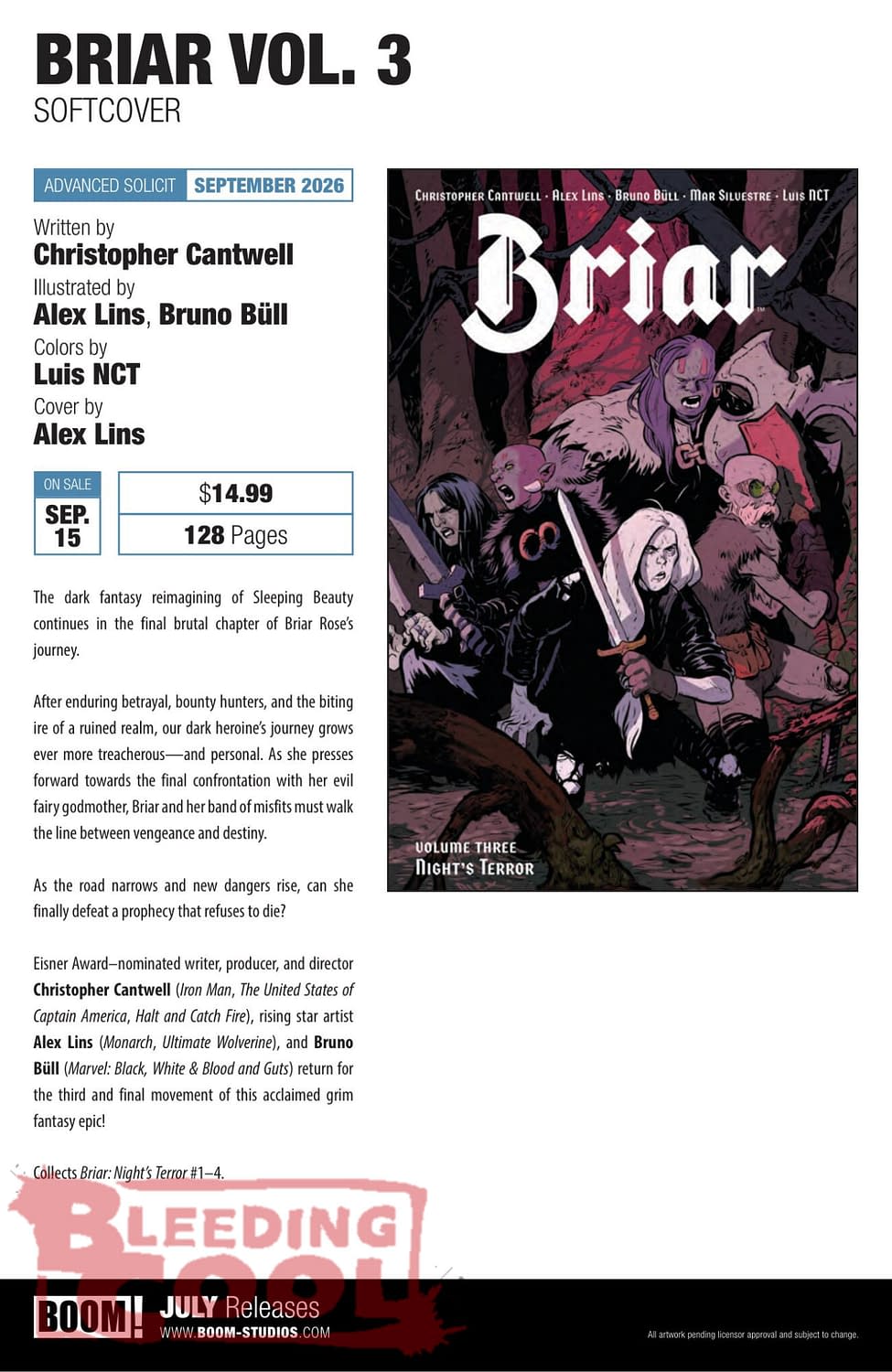 Boom Studios Comics Full July 2026 Solicits