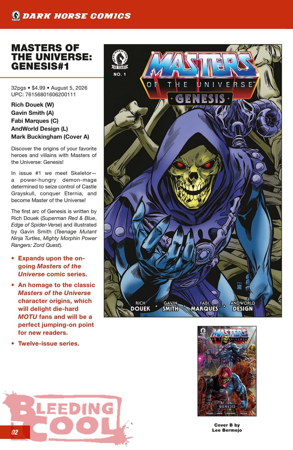 Dark Horse Comics Full August 2026 Solicits