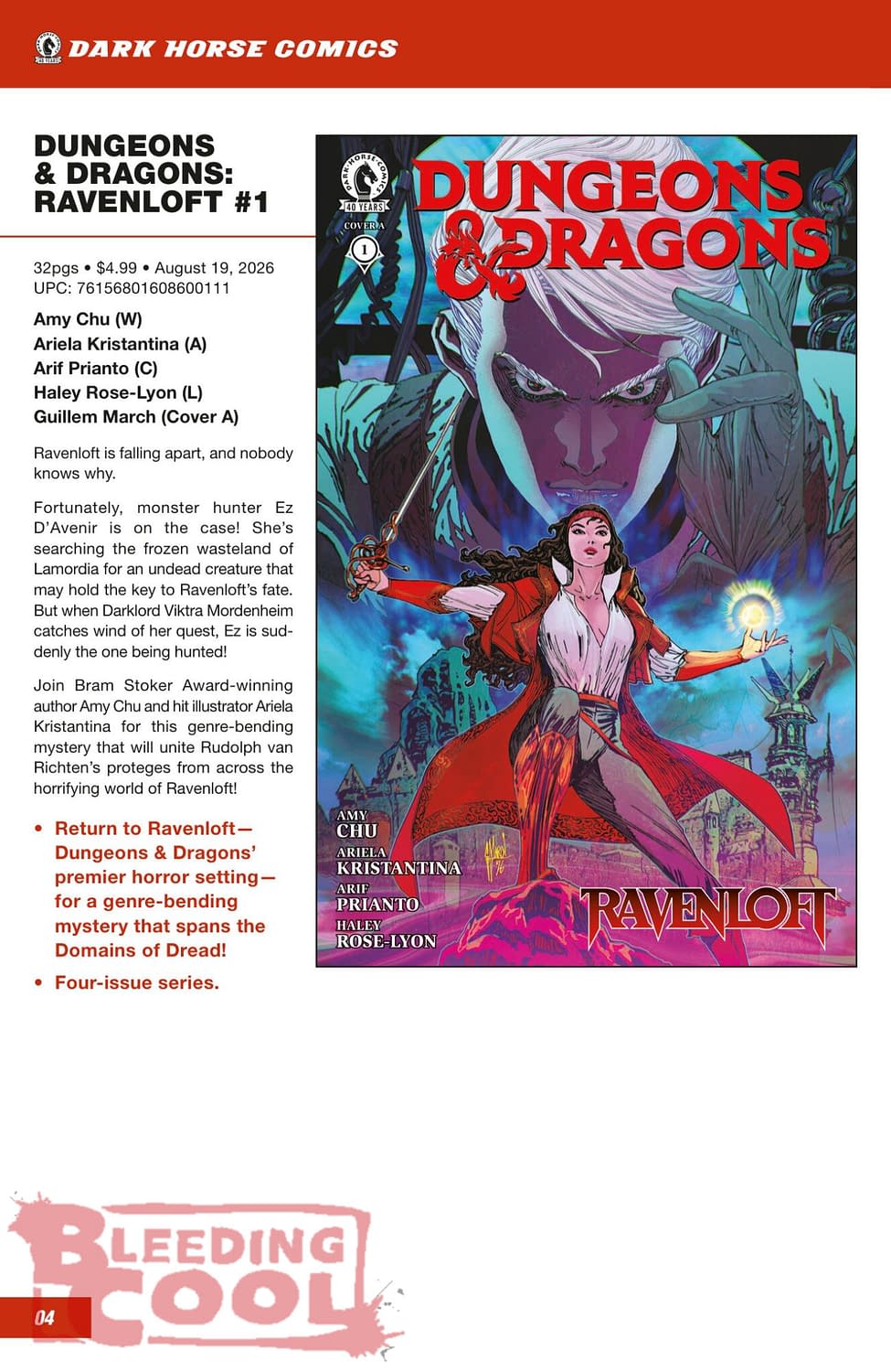 Dark Horse Comics Full August 2026 Solicits