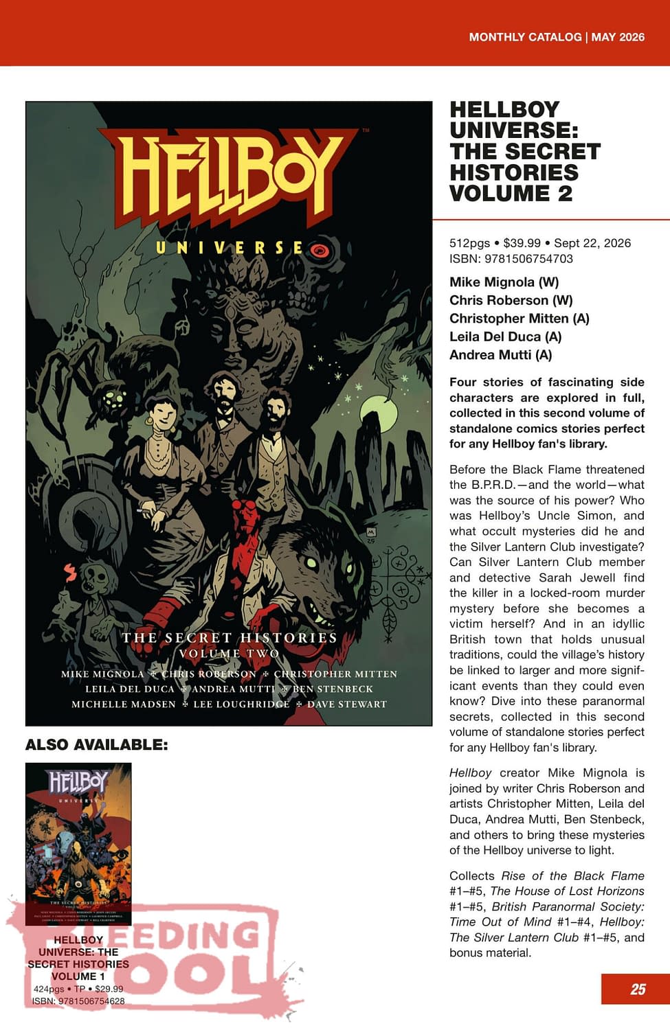 Dark Horse Comics Full August 2026 Solicits