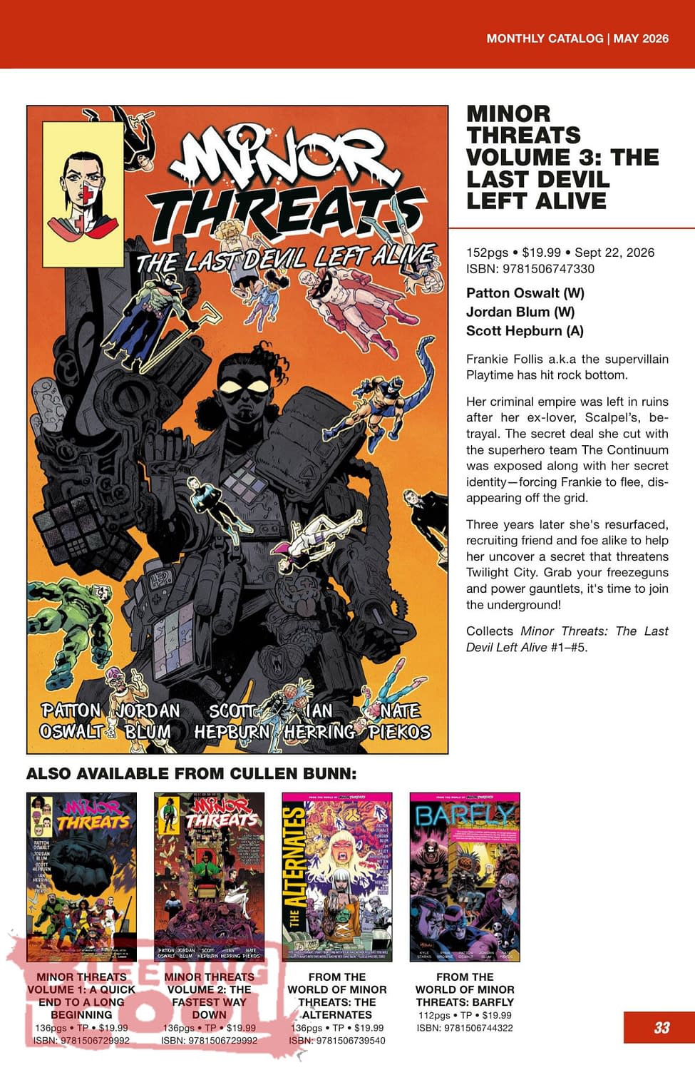 Dark Horse Comics Full August 2026 Solicits