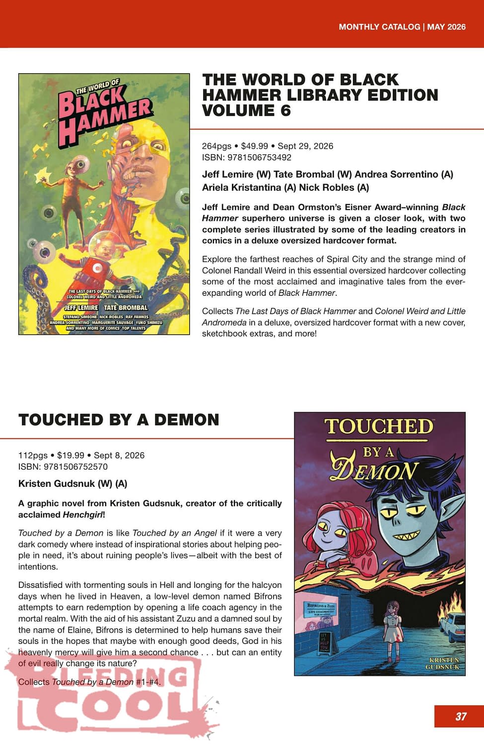 Dark Horse Comics Full August 2026 Solicits