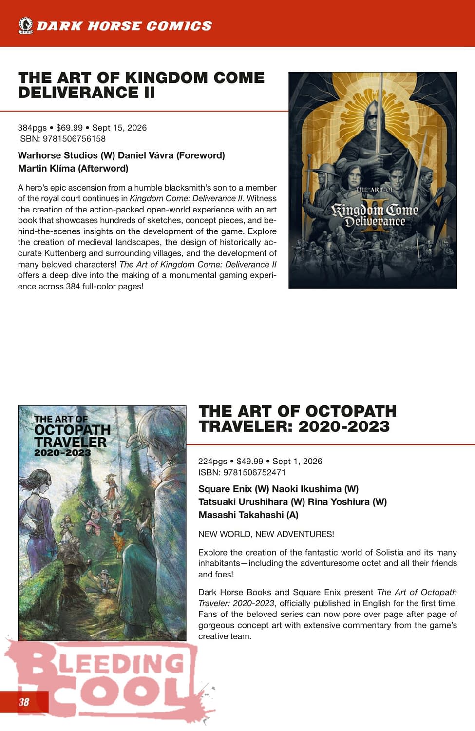 Dark Horse Comics Full August 2026 Solicits