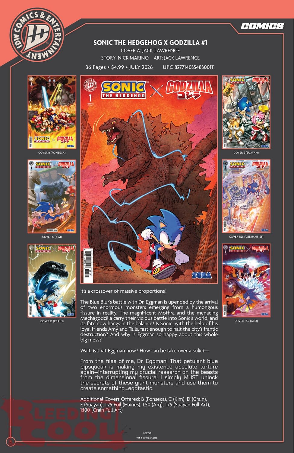 Exclusive: IDW Full July 2026 Solicits And Solicitations