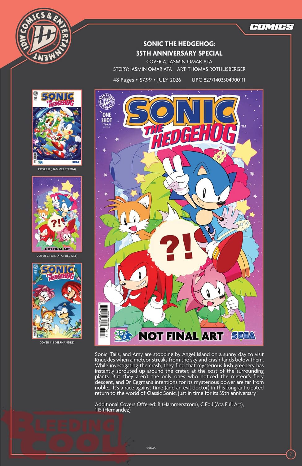 Exclusive: IDW Full July 2026 Solicits And Solicitations