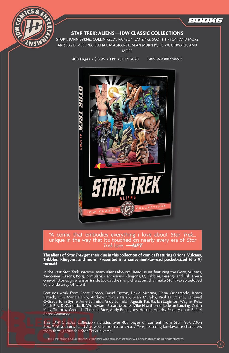 Exclusive: IDW Full July 2026 Solicits And Solicitations