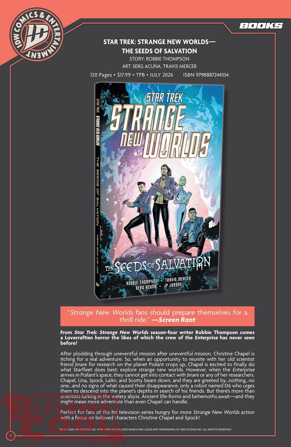 Exclusive: IDW Full July 2026 Solicits And Solicitations