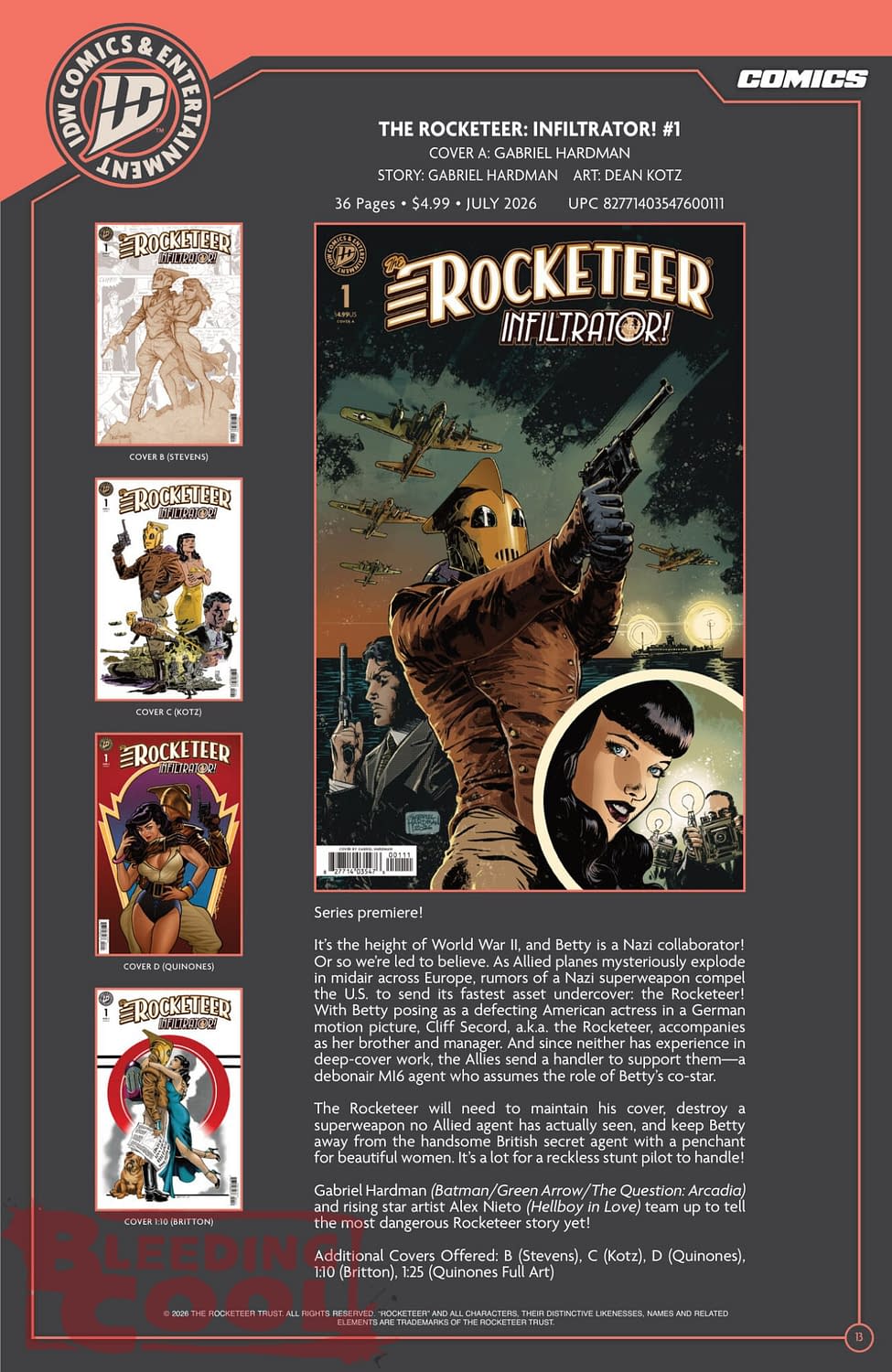 Exclusive: IDW Full July 2026 Solicits And Solicitations