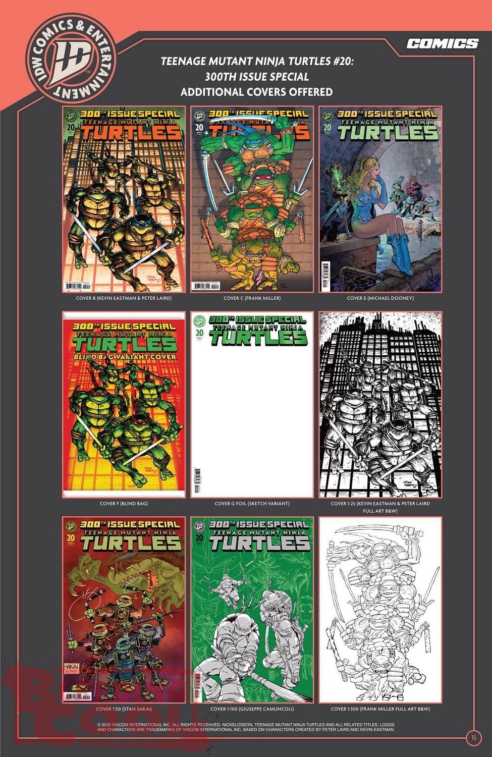 Exclusive: IDW Full July 2026 Solicits And Solicitations