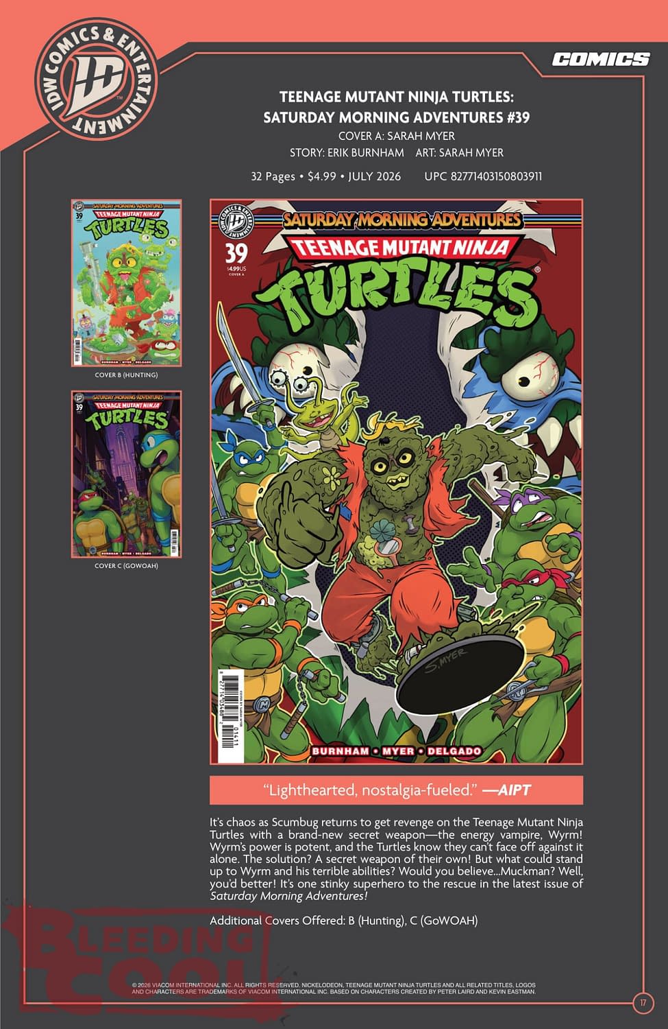 Exclusive: IDW Full July 2026 Solicits And Solicitations