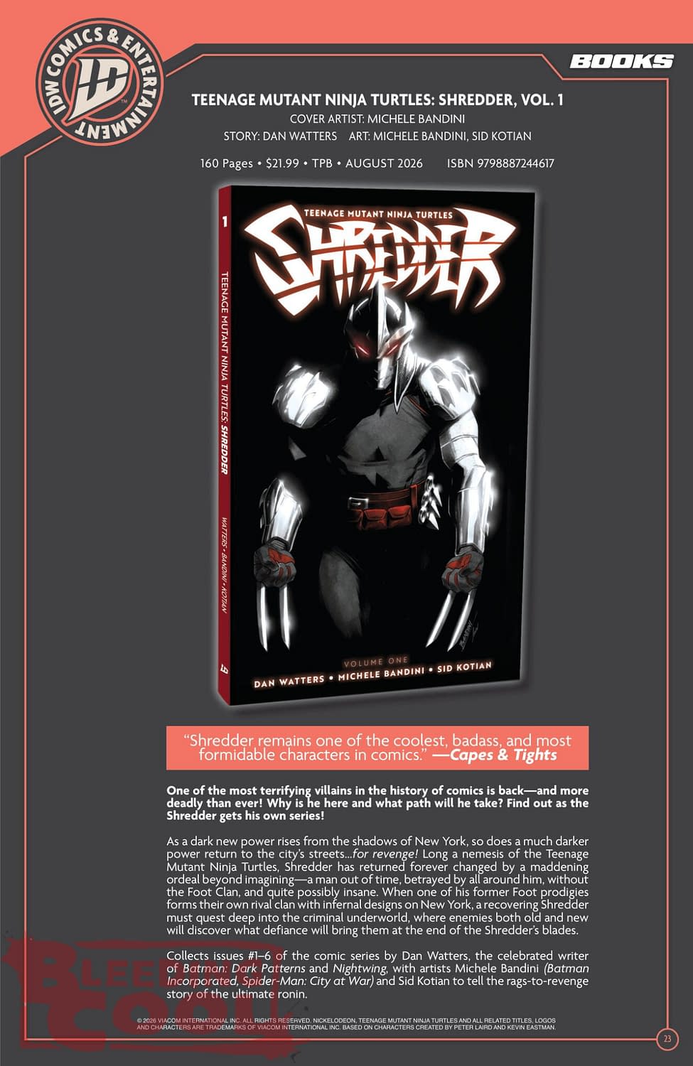 Exclusive: IDW Full July 2026 Solicits And Solicitations