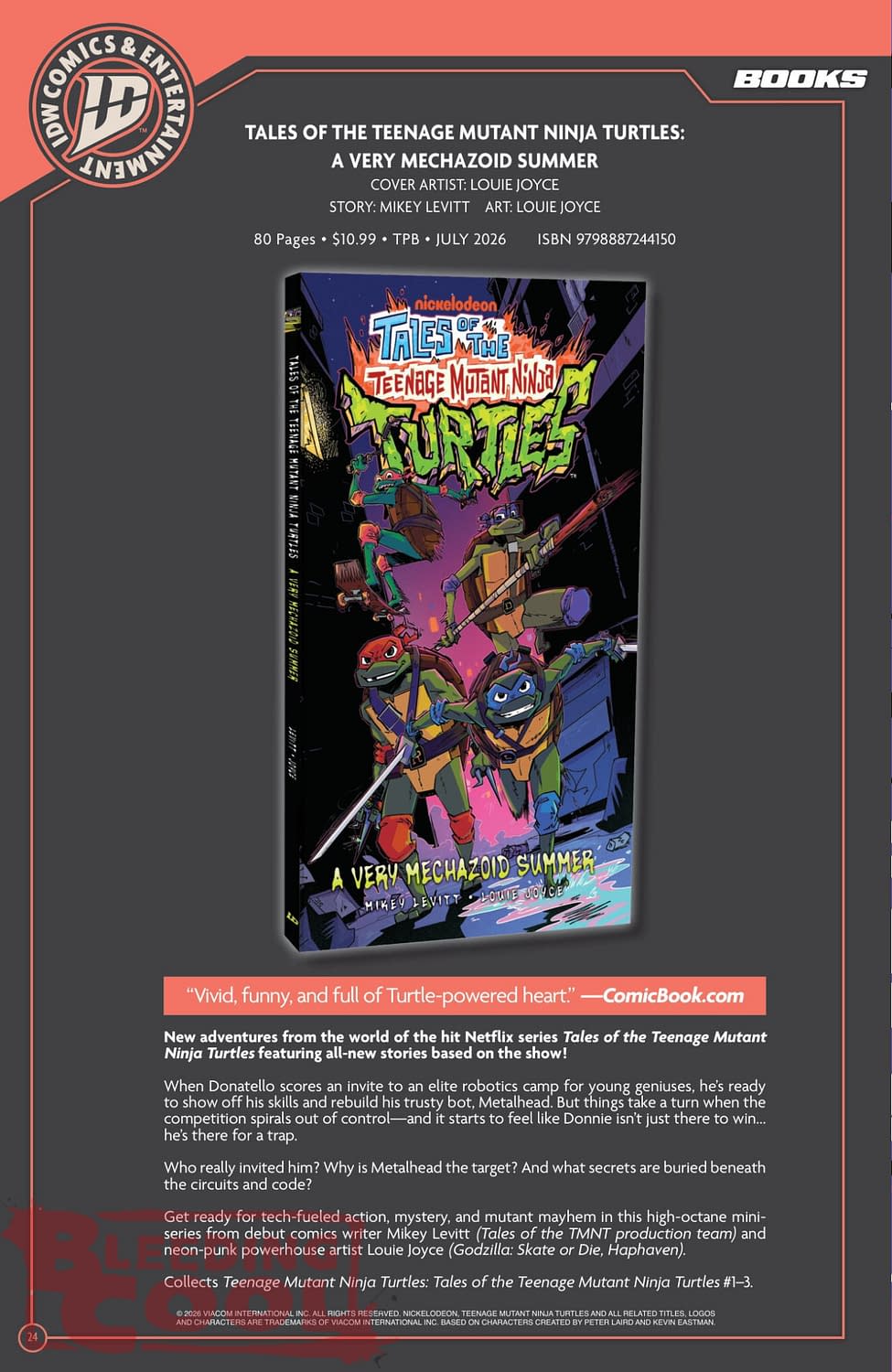 Exclusive: IDW Full July 2026 Solicits And Solicitations