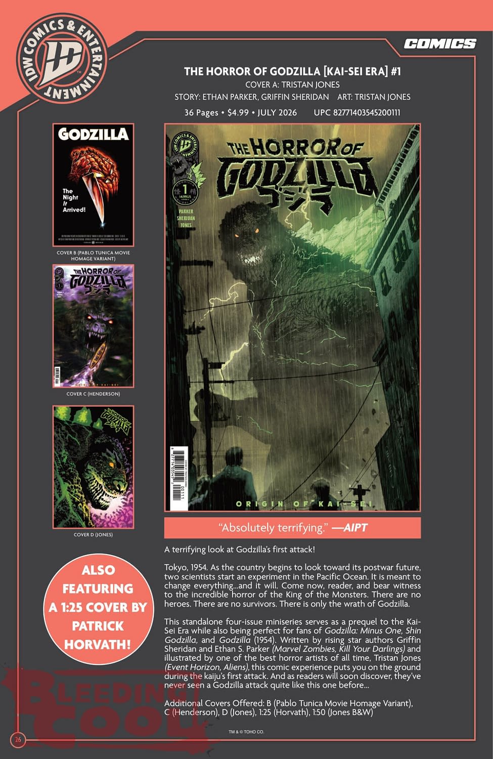 Exclusive: IDW Full July 2026 Solicits And Solicitations