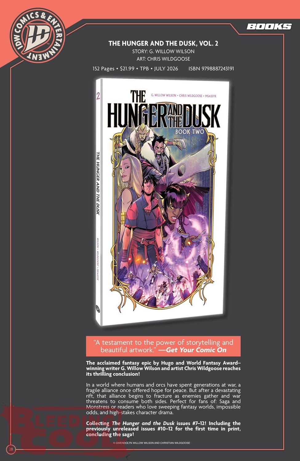 Exclusive: IDW Full July 2026 Solicits And Solicitations