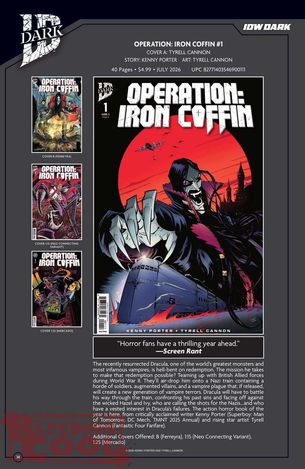 Exclusive: IDW Full July 2026 Solicits And Solicitations