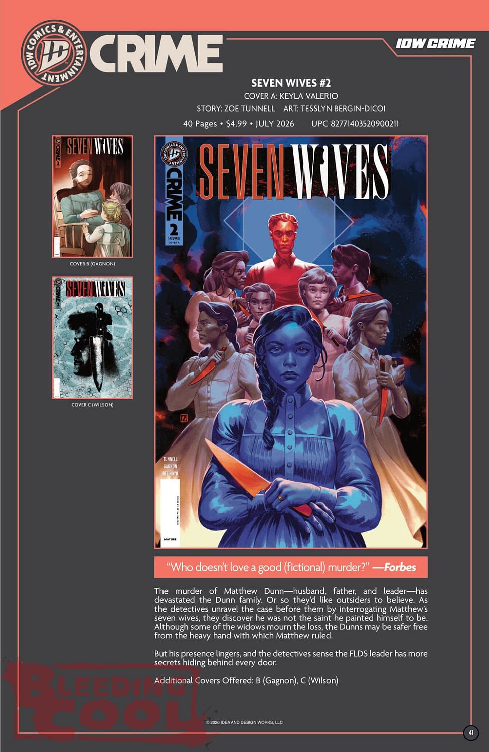 Exclusive: IDW Full July 2026 Solicits And Solicitations