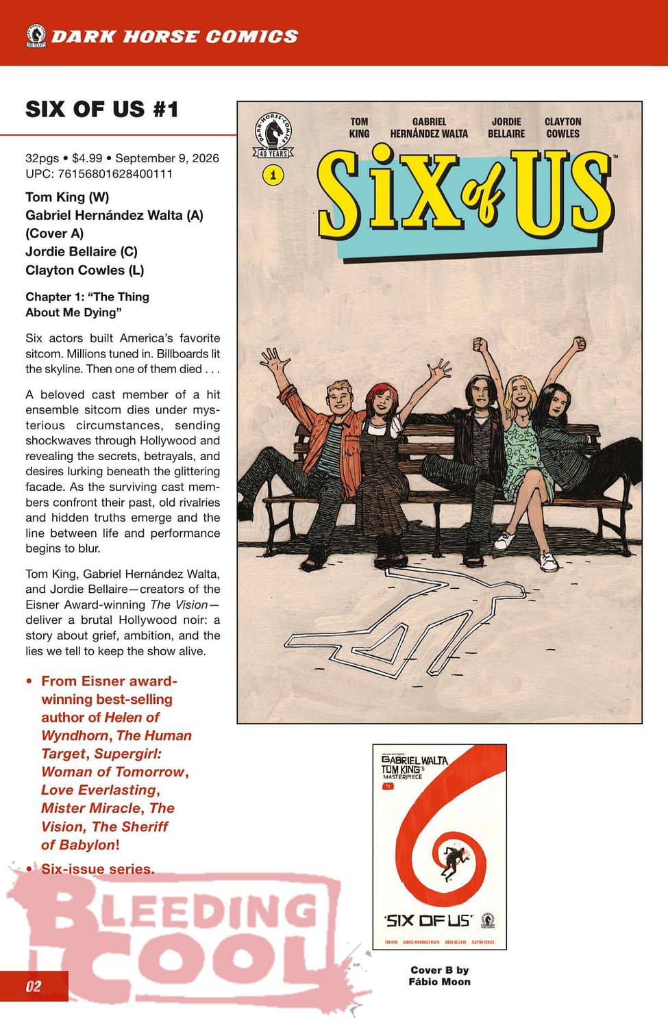 Dark Horse Comics September 2026 Full Solicits