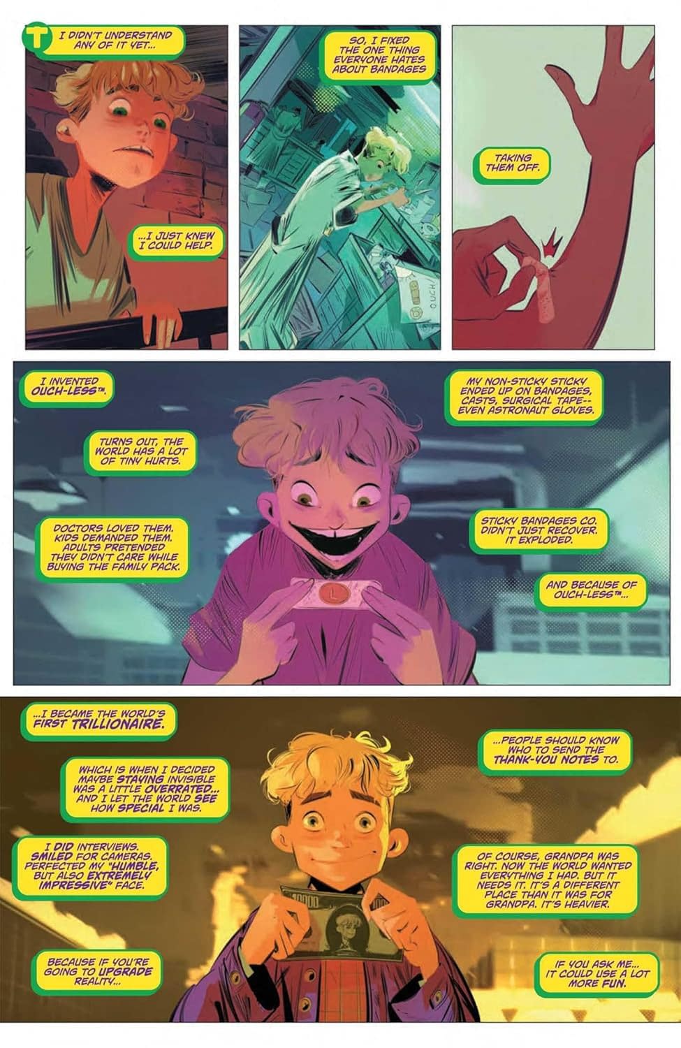 Geoff Johns Will Buy Back Unsold Copies Of The Trillion Dollar Kid #1