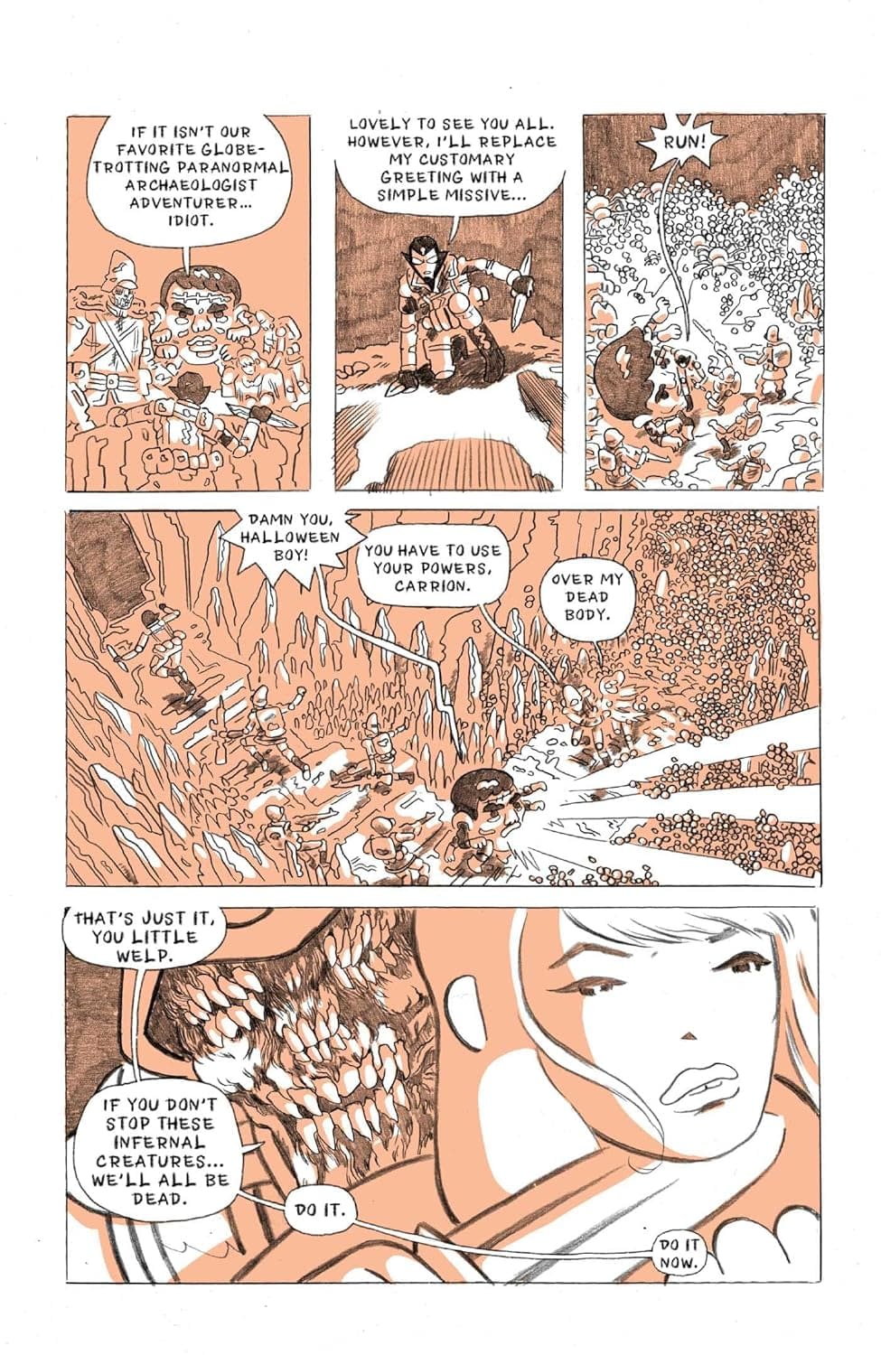 Dave Baker's Halloween Boy, From Self Published To Oni Press Hardcover