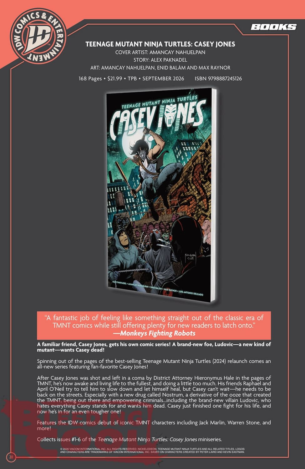 Bleeding Cool Presents: IDW Full August 2026 Solicits And Solicitations