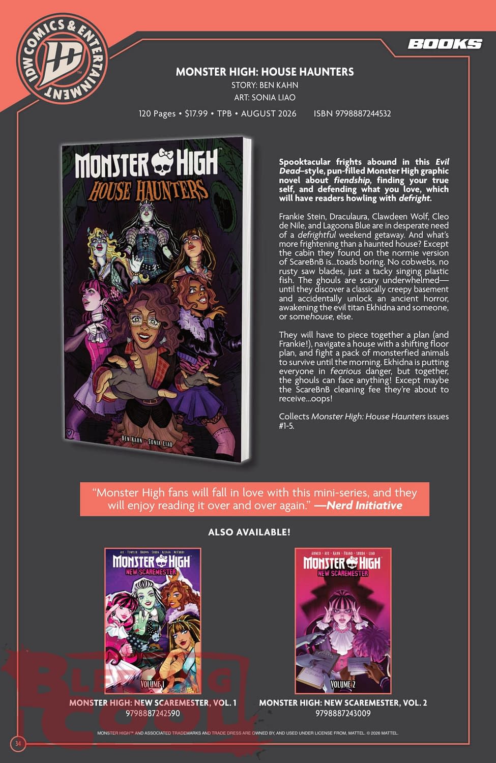 Bleeding Cool Presents: IDW Full August 2026 Solicits And Solicitations