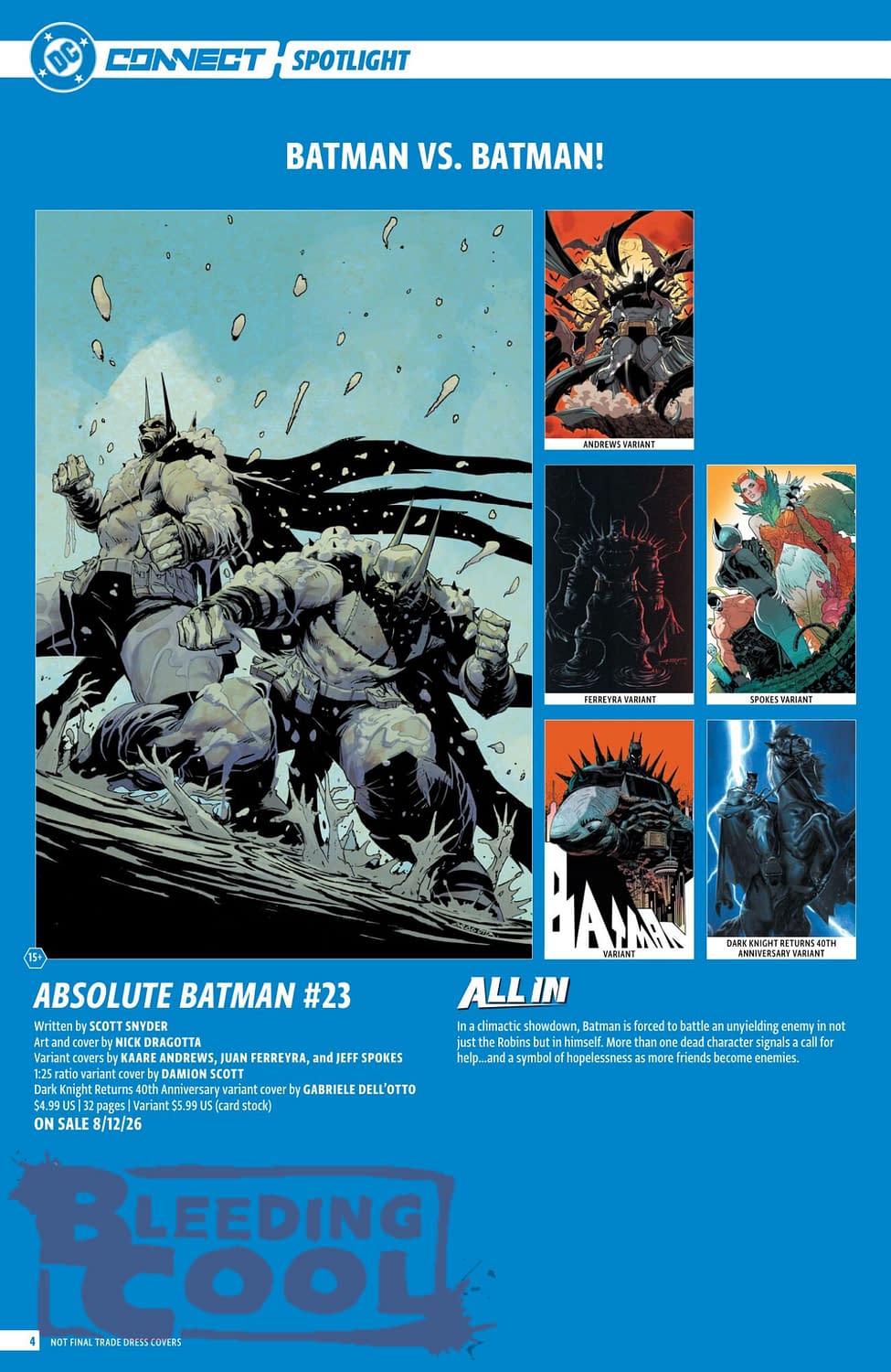 DC Comics August 2026 Solicits And Solicitations