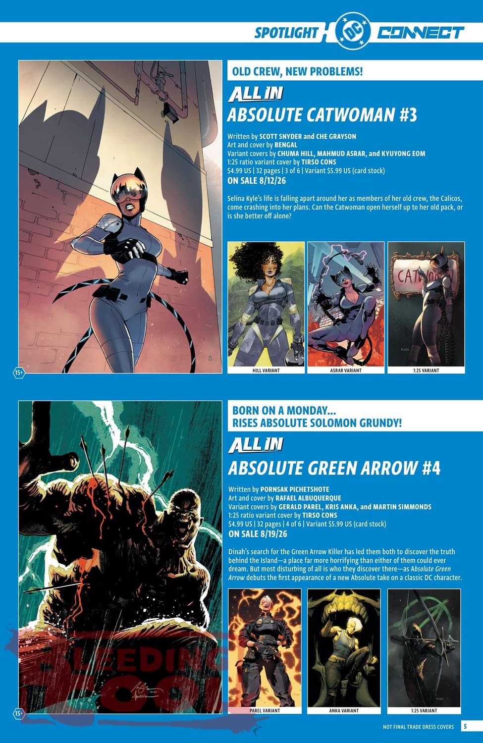 DC Comics August 2026 Solicits And Solicitations