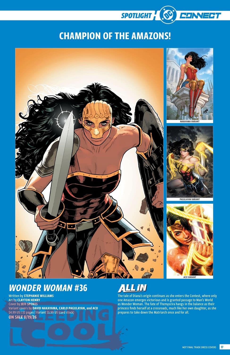 DC Comics August 2026 Solicits And Solicitations