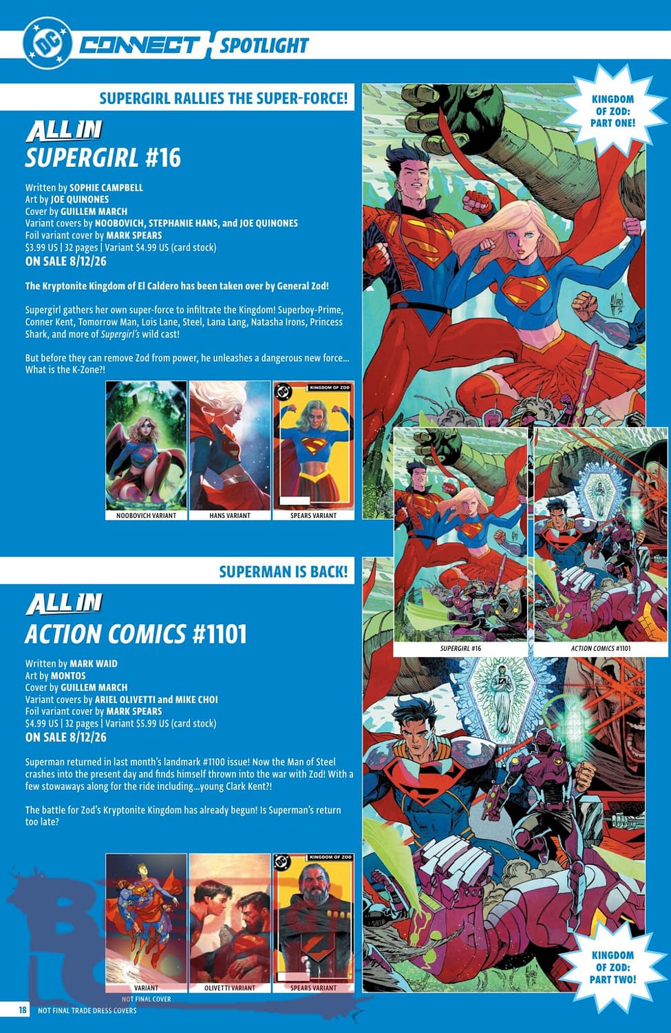 DC Comics August 2026 Solicits And Solicitations