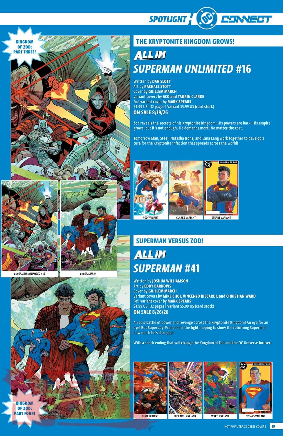 DC Comics August 2026 Solicits And Solicitations