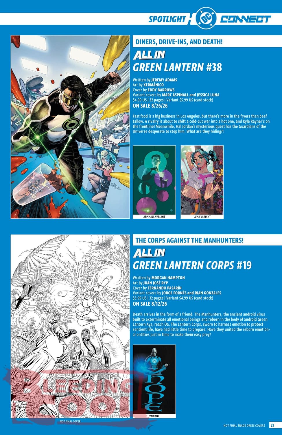 DC Comics August 2026 Solicits And Solicitations